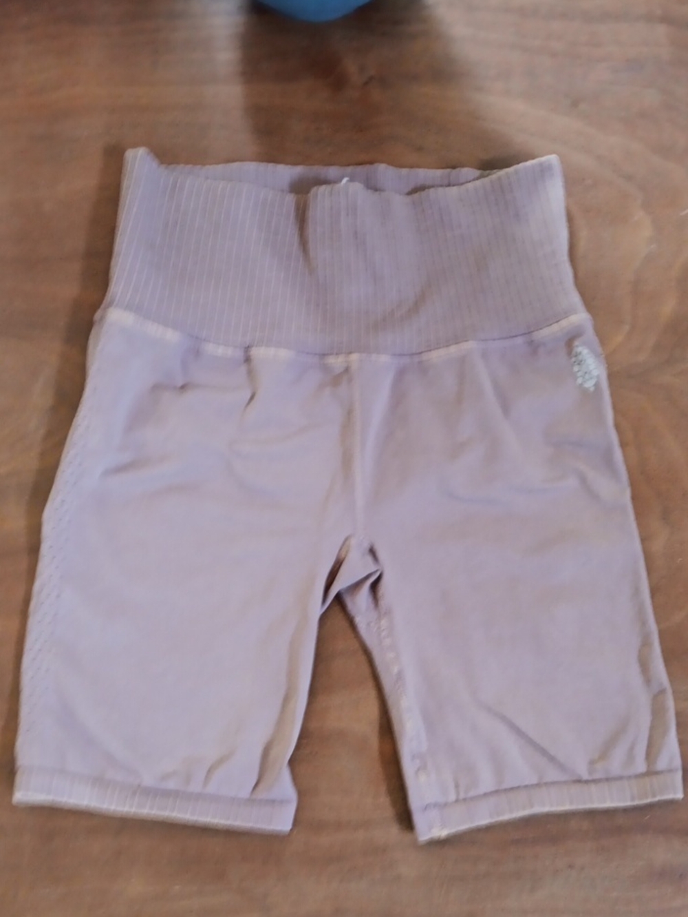 Free People Women's Ribbed High-Waist Shorts - Dusty Lilac